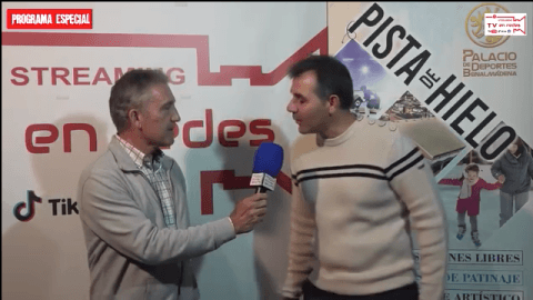 Inauguración pista de hielo en el Palacio Deportes de Benalmádena.
